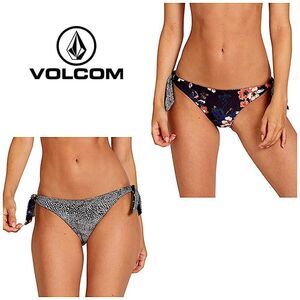 New. Volcom reversible side tie bikini.